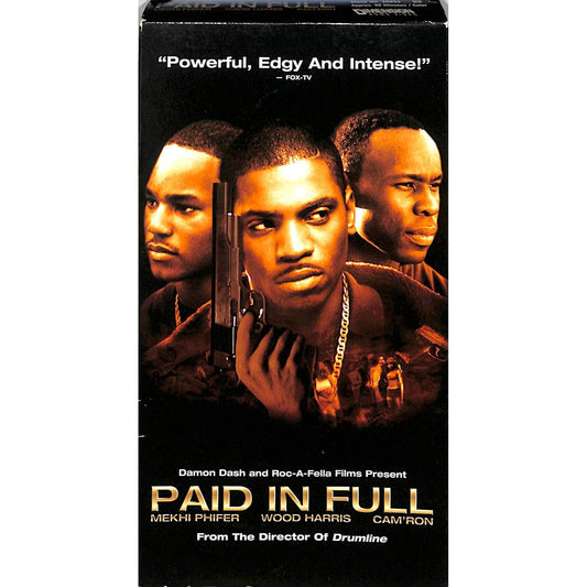 Paid In Full (2002) VHS Tape Good condition