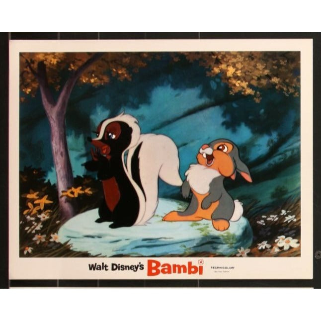 Bambi (1975 Re-release) Original Lobby Card Movie Poster 11x14