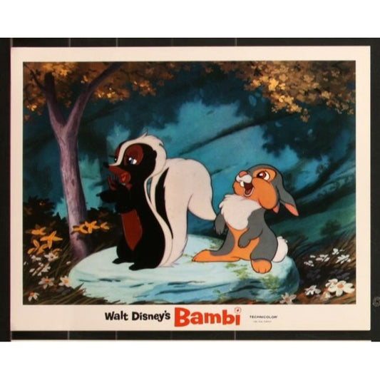 Bambi (1975 Re-release) Original Lobby Card Movie Poster 11x14
