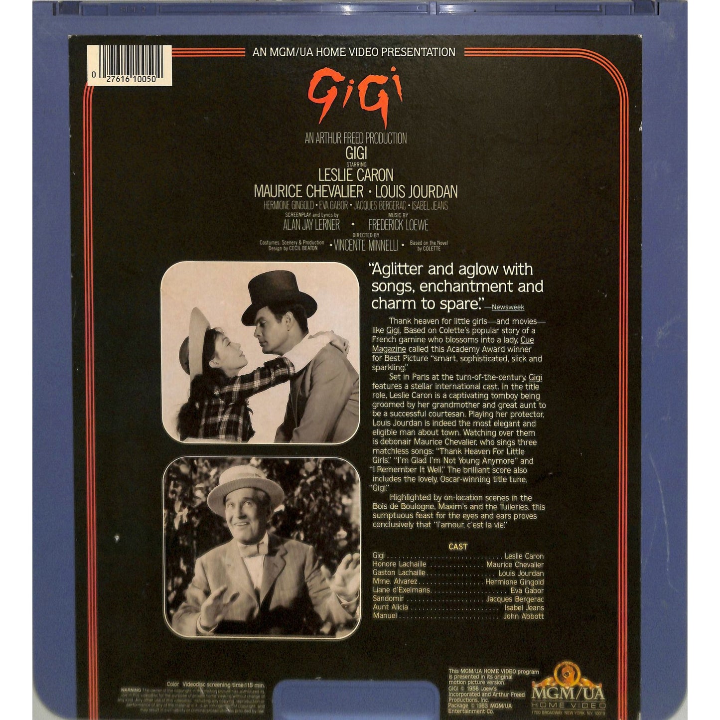 Gigi (1958) Vintage CED Videodisc