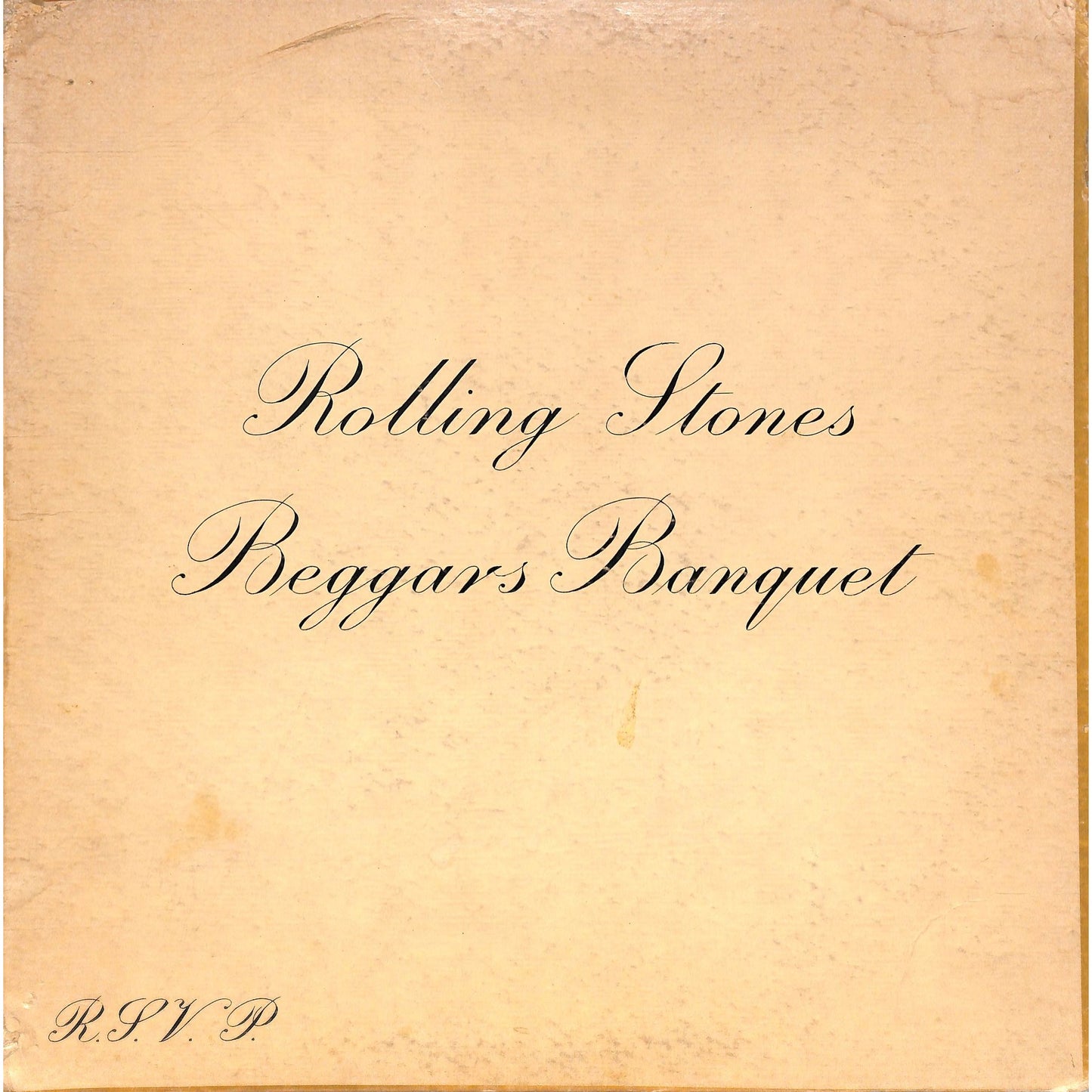 Rolling Stones - Beggars Banquet Vinyl Record PS 539