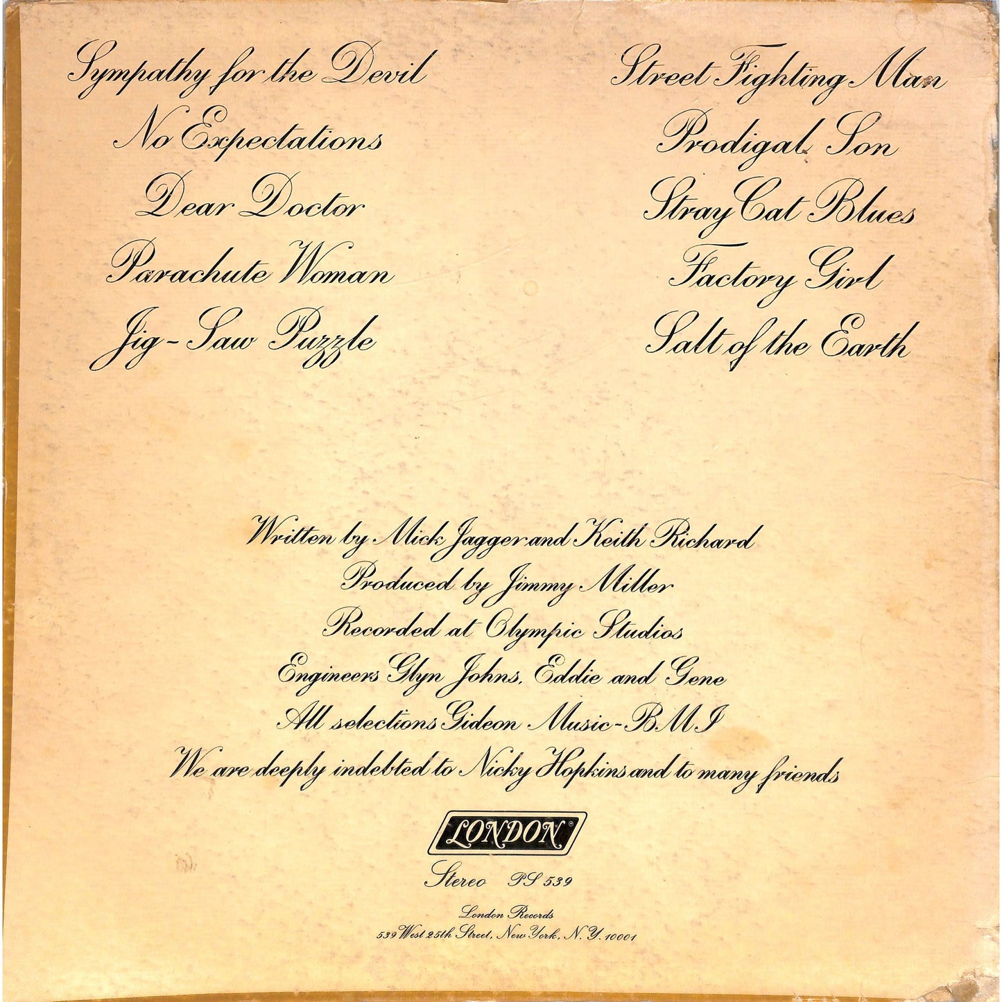 Rolling Stones - Beggars Banquet Vinyl Record PS 539