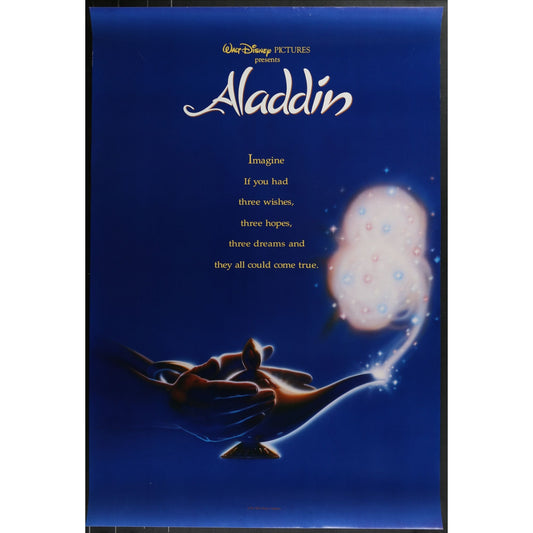 Aladdin (1992) Original SS Teaser Movie Poster 27x40