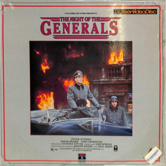 The Night of the Generals (1967) Laserdisc