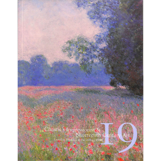 Christie's Impressionist and 19th Century Art Auction Catalog December 9, 1998