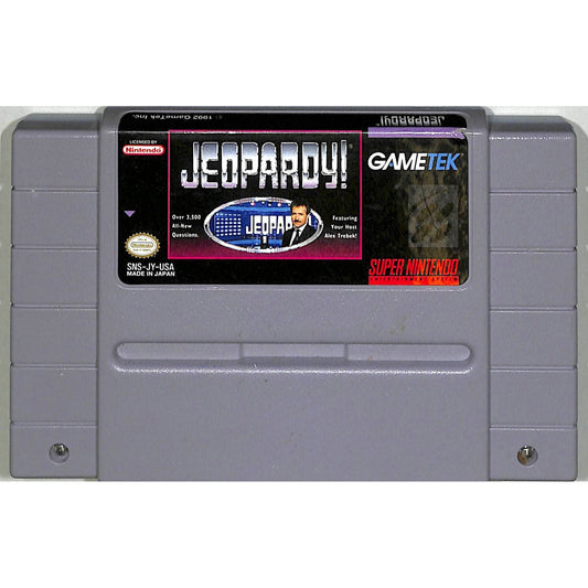 Jeopardy! (1994) Nintendo SNES Cartridge