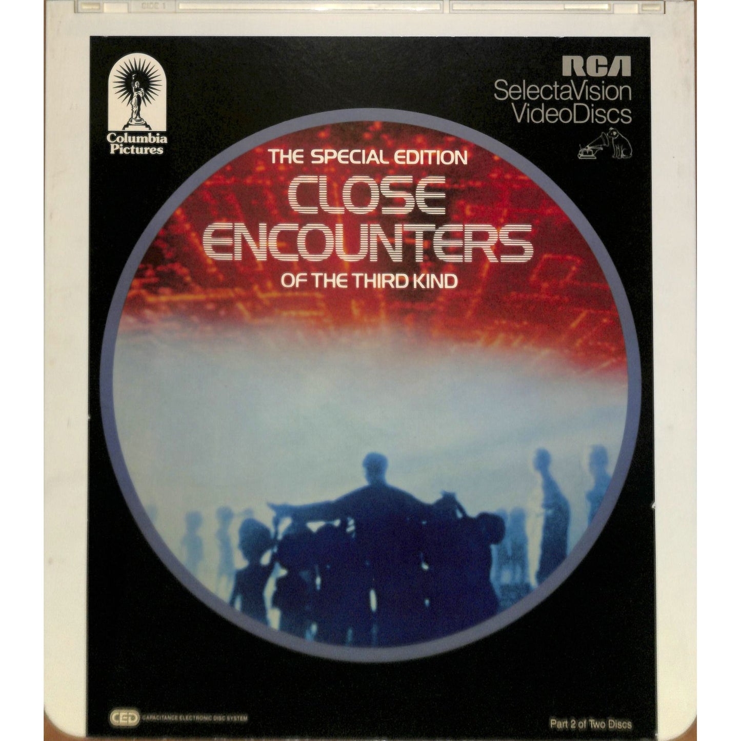 Close Encounters part 1&2 (1977) Vintage CED RCA SelectaVision TESTED WORKING