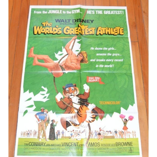 The World's Greatest Athlete (1973) Original Movie Poster Folded 27x41
