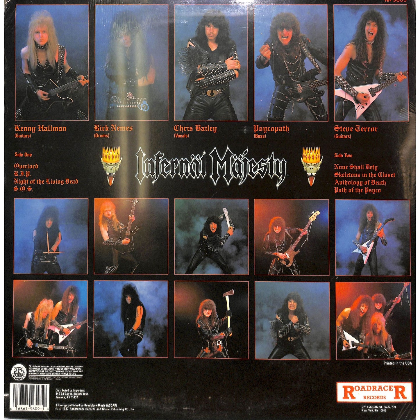 Infernal Majesty - None Shall Defy FACTORY SEALED Vinyl Record RR 9609