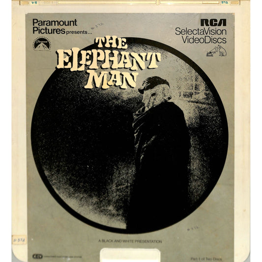 The Elephant Man (1980) Vintage Double CED Videodisc