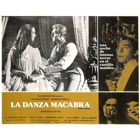Rare Castle of Blood Lobby (1964) Card #1 11X14