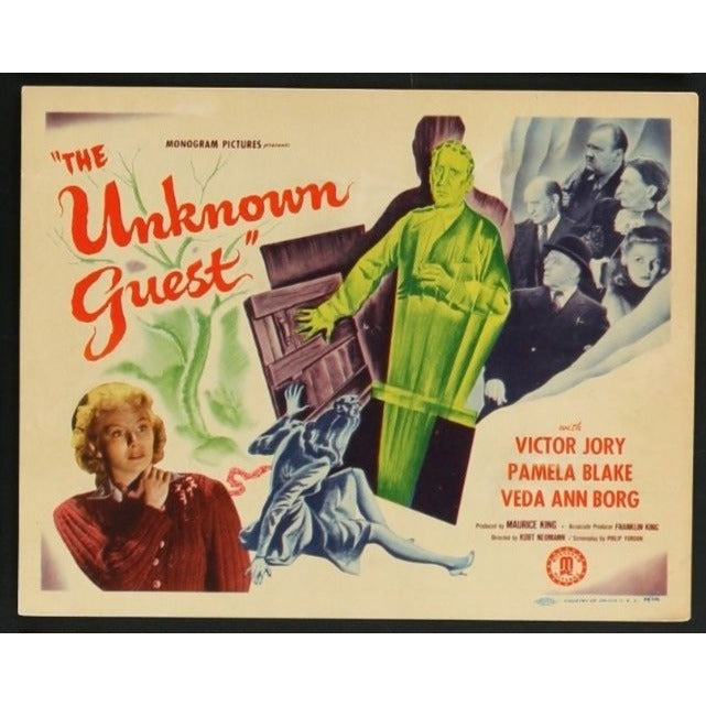 The Unknown Guest (1943) Original Lobby Card Movie Poster 11x14