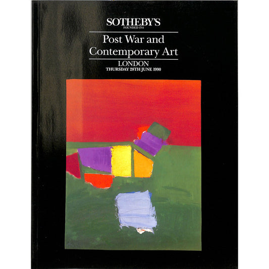 Sotheby's Post War & Contemporary Art Auction Catalog June 28, 1990