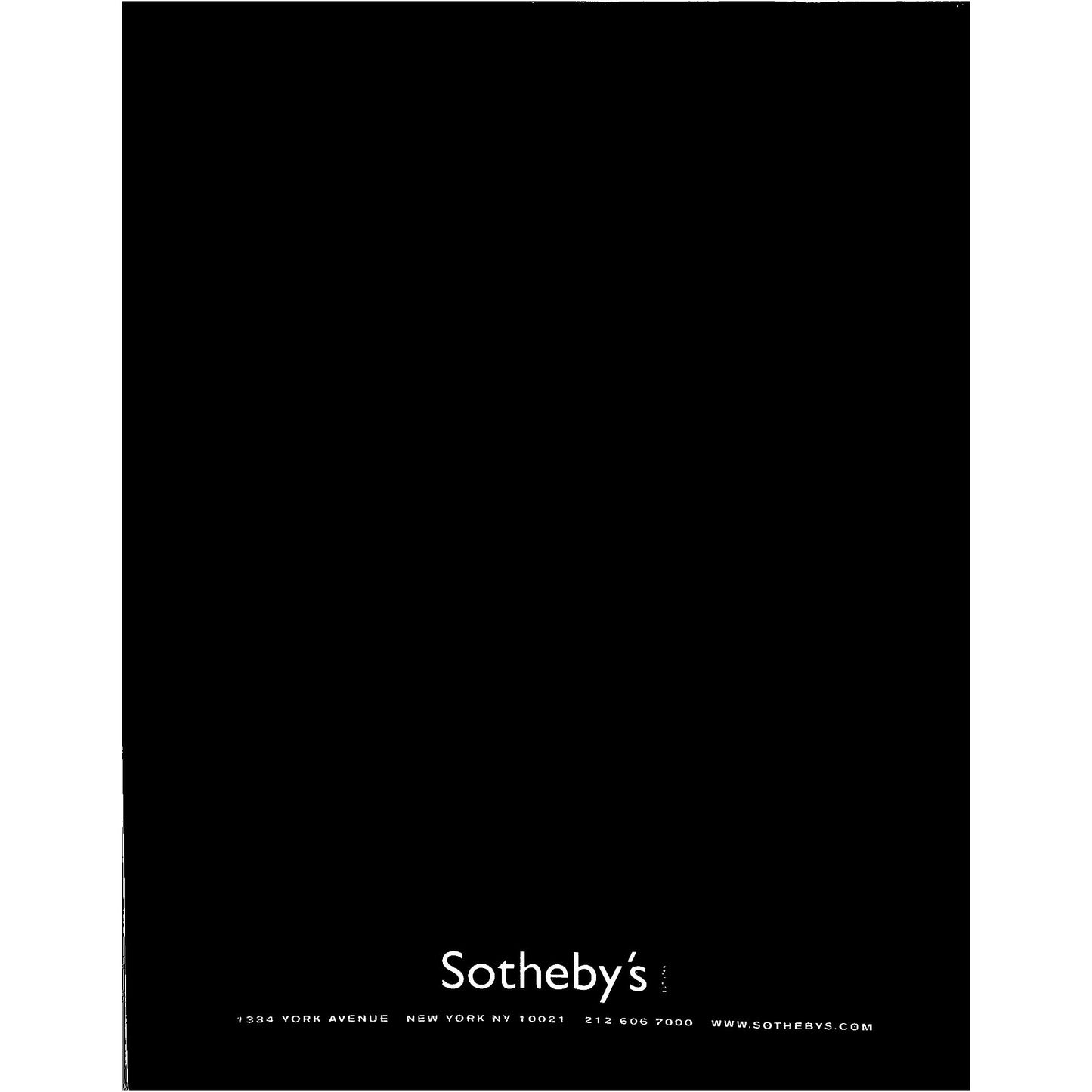 Sotheby's Hester Diamond Collection Art Auction Catalog November 4, 2004
