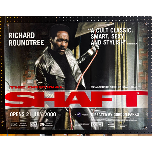 Shaft (1971) UK Quad re-release 30x40