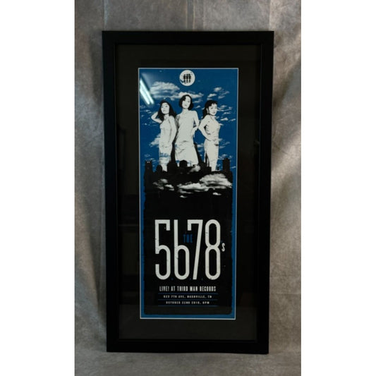 The 5.6.7.8's Nashville 22 October 2016 Framed Poster 15x29
