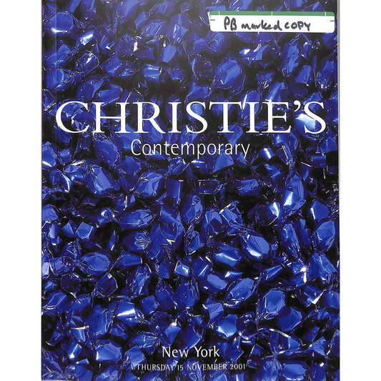 Christie's Contemporary Art Auction Catalog November 15, 2001