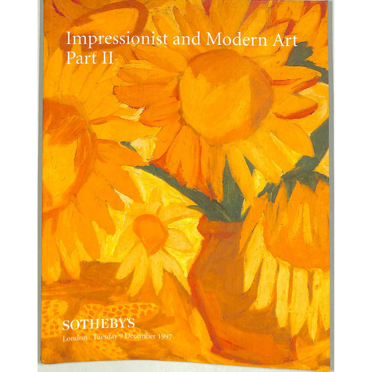 Sotheby's Impressionist and Modern Art Part 2 Auction Catalog December 9, 1997