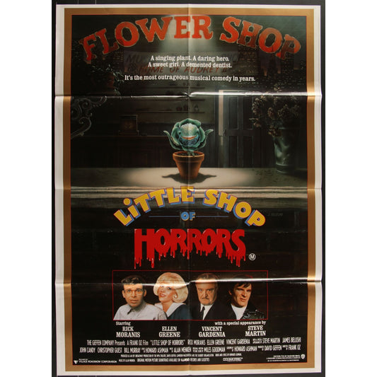 Little Shop of Horrors (1986) Original Movie Poster Folded 27x40