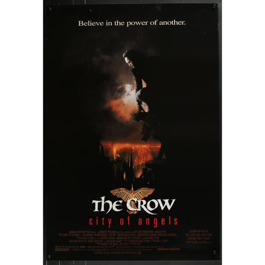 The Crow: City of Angels (1996) Original Single-side Movie Poster Rolled 27x40