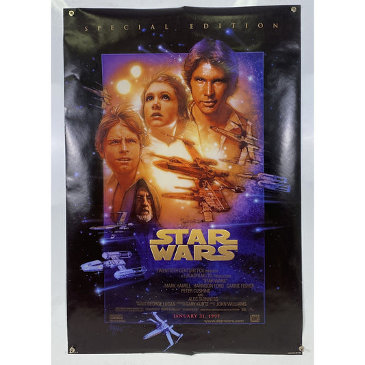 Star Wars Special Edition (1997) Original Movie Poster Double-sided Rolled 27x41