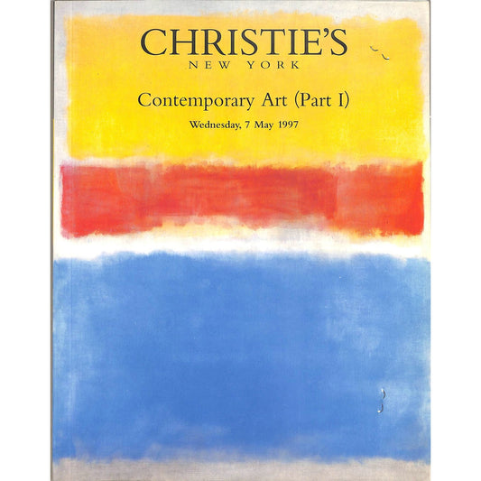 Christie's Contemporary Art Part 1 Auction Catalog May 7, 1997