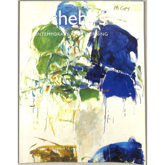 Sotheby's Contemporary Art Auction Catalog November 13, 2002