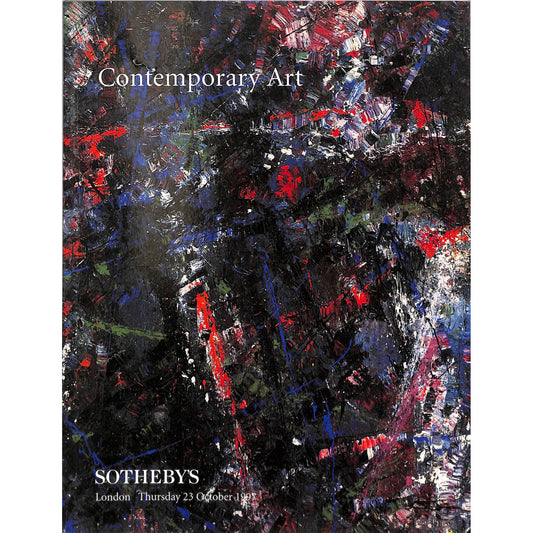 Sotheby's Contemporary Art Auction Catalog October 23, 1997