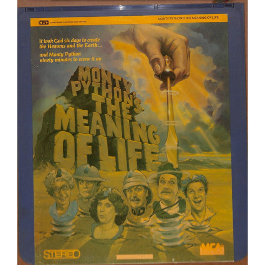 Monty Python's The Meaning of Life (1983) CED RCA SelectaVision TESTED WORKING
