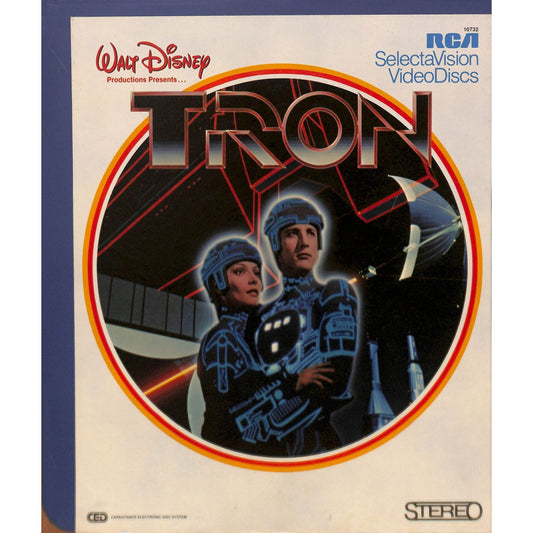 Tron (1982) Vintage CED RCA SelectaVision Videodisc TESTEDWORKING