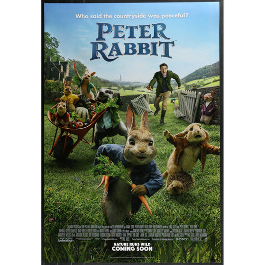Peter Rabbit (2018) Original Double-sided Movie Poster Rolled 27x40