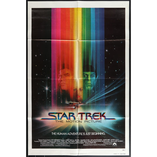 Star Trek Motion Picture (1979) Original Movie Poster Folded 27x41