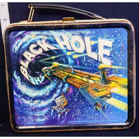 Vintage metal Disney the Black Hole lunchbox