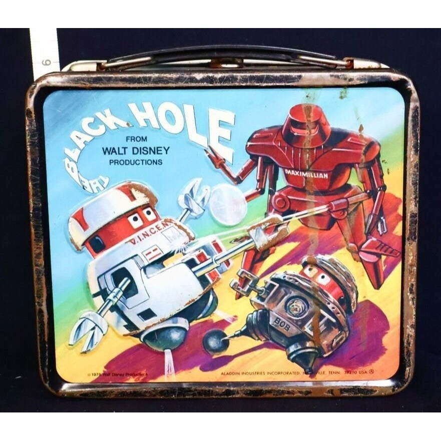 Vintage metal Disney the Black Hole lunchbox