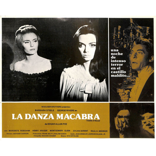 Rare Castle of Blood (1964) Lobby Card #3 11X14