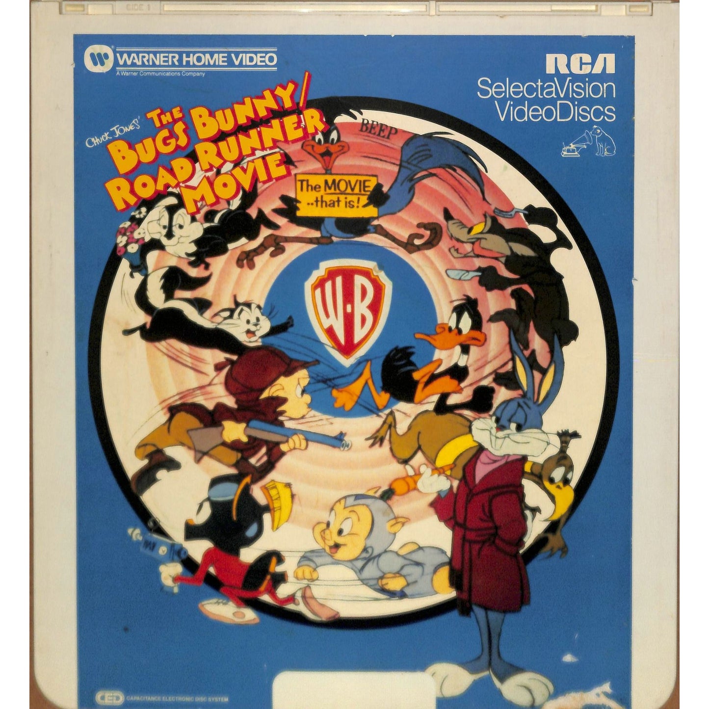 The Bugs Bunny/Road Runner Movie (1979) CED RCA Videodisc TESTEDWORKING