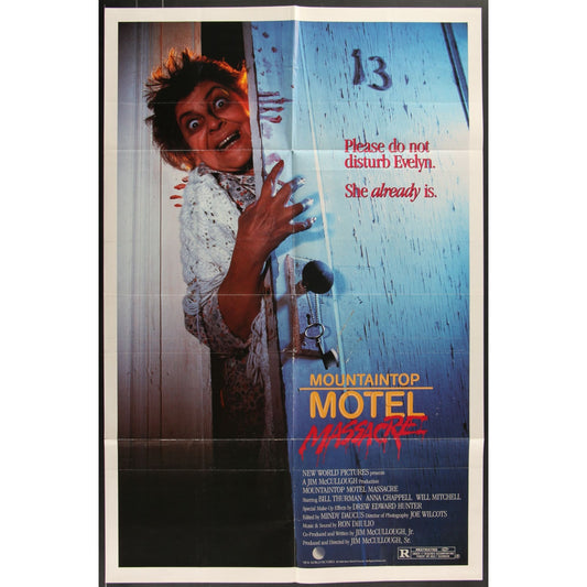 Mountaintop Motel Massacre (1983) Original Movie Poster Folded 27x41