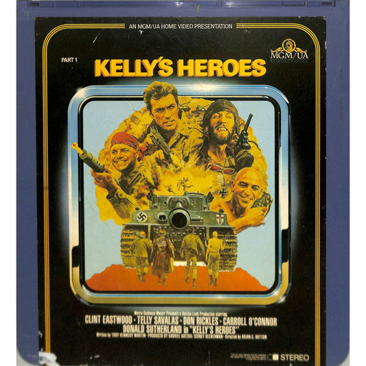 Kelly's Heroes (1970) Vintage Double CED Videodisc