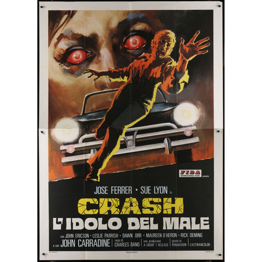 Crash! (1976) Original Italian Movie Poster Folded 55x78