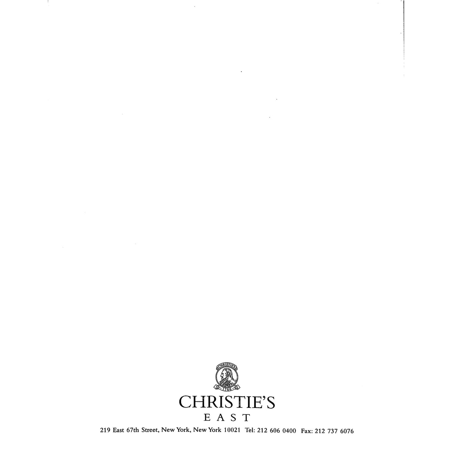 Christie's East Impressionist and Modern Art Catalog, May 1997