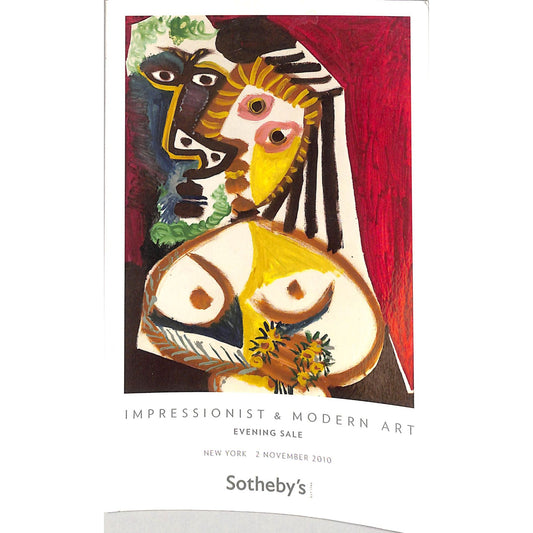 Sotheby's Impressionist & Modern Art Auction Catalog November 2, 2010