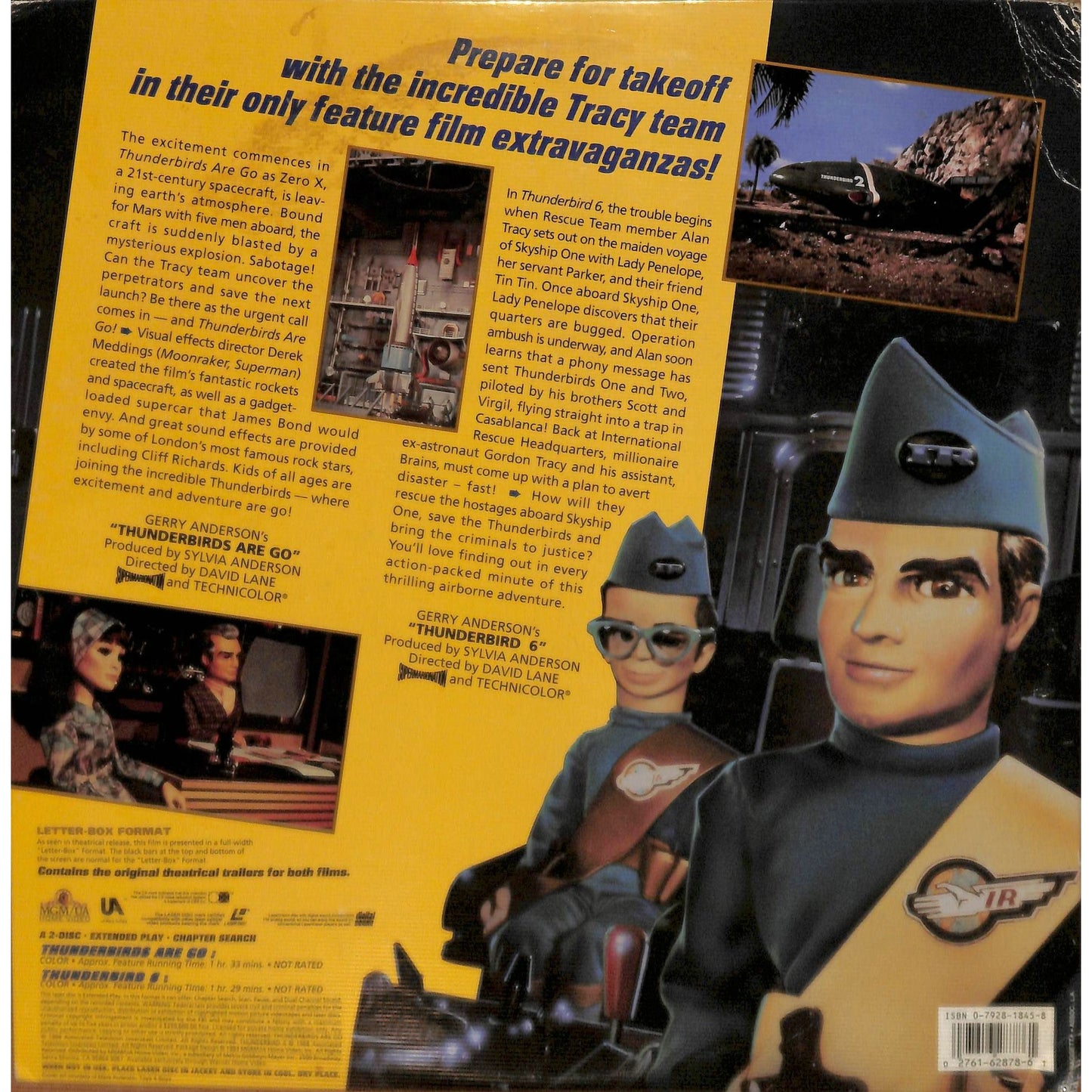 Thunderbirds Are Go (1966) Laserdisc Video