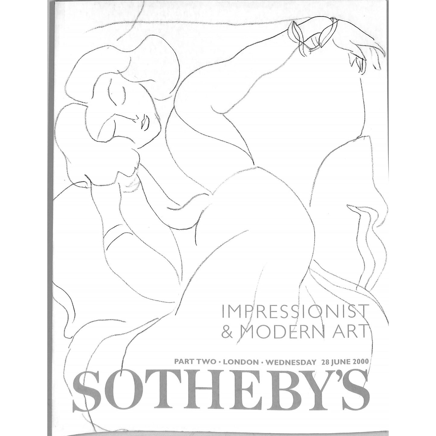 Sotheby's London Impressionist & Modern Part 2 Art Auction Catalog June 28, 2000