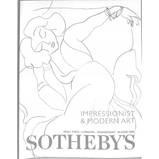 Sotheby's London Impressionist & Modern Part 2 Art Auction Catalog June 28, 2000
