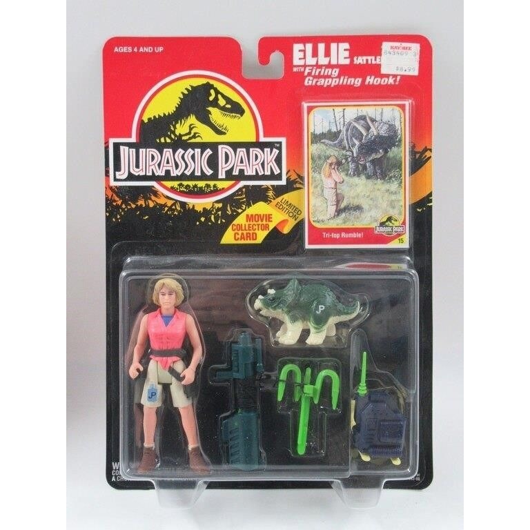 Jurassic Park (1993) Ellie and Tim Figures/Kenner Action Figure Lot