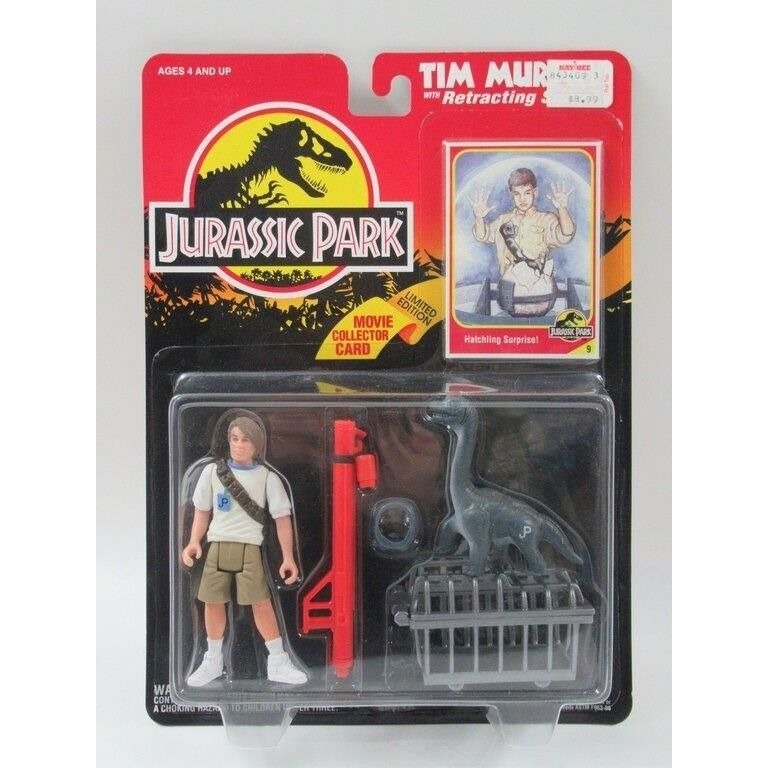 Jurassic Park (1993) Ellie and Tim Figures/Kenner Action Figure Lot