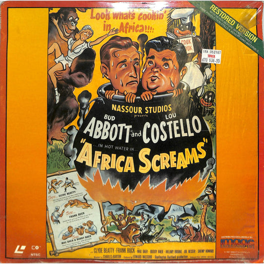 Africa Screams (1949) Laserdisc Video