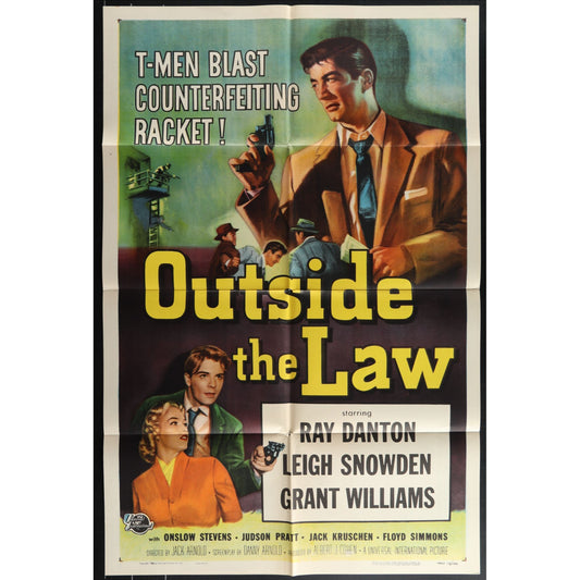 Outside the Wall (1950) Original Movie Poster Folded 27x41