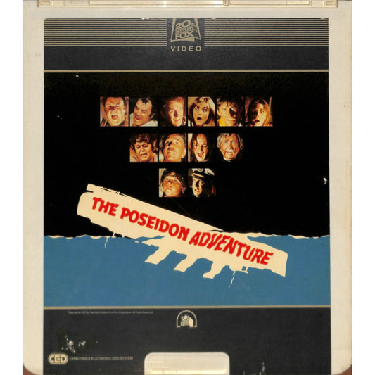 The Poseidon Adventure (1972) CED RCA SelectaVision Videodisc TESTED WORKING