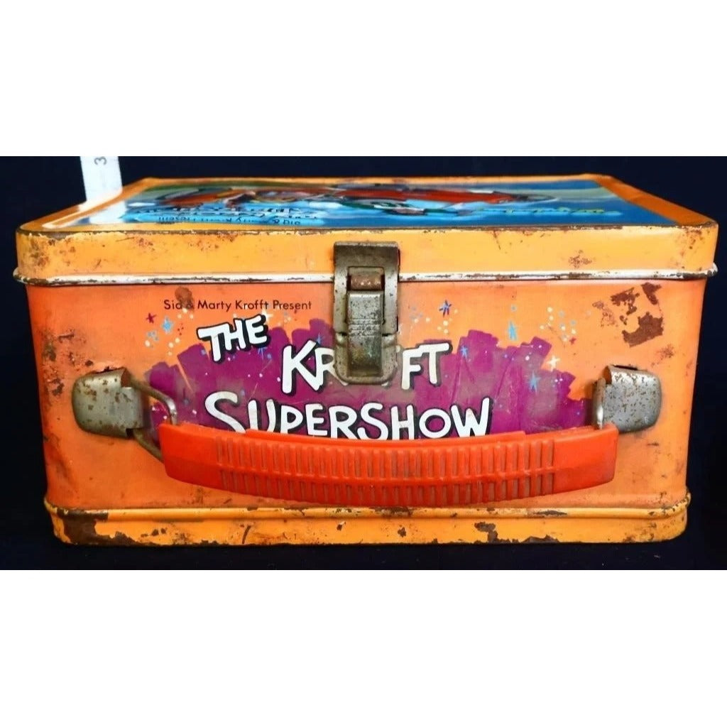 Vintage metal Krofft Supershow lunchbox
